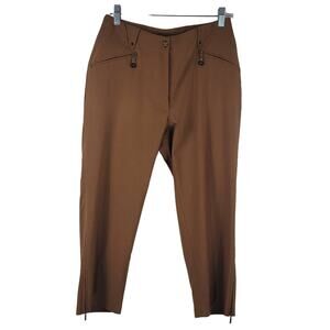 Jamie Sadock Women's Athletic Golf Hiking Walking Brown Capri Pants Size S - 4